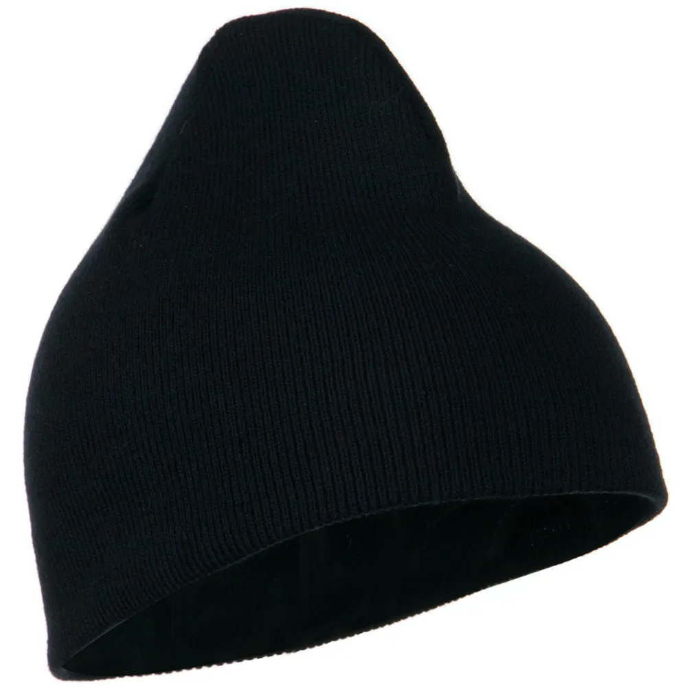 8 Inch Knitted Short Beanie