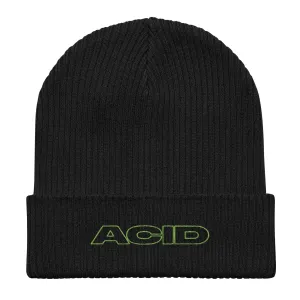 ACID ribbed beanie