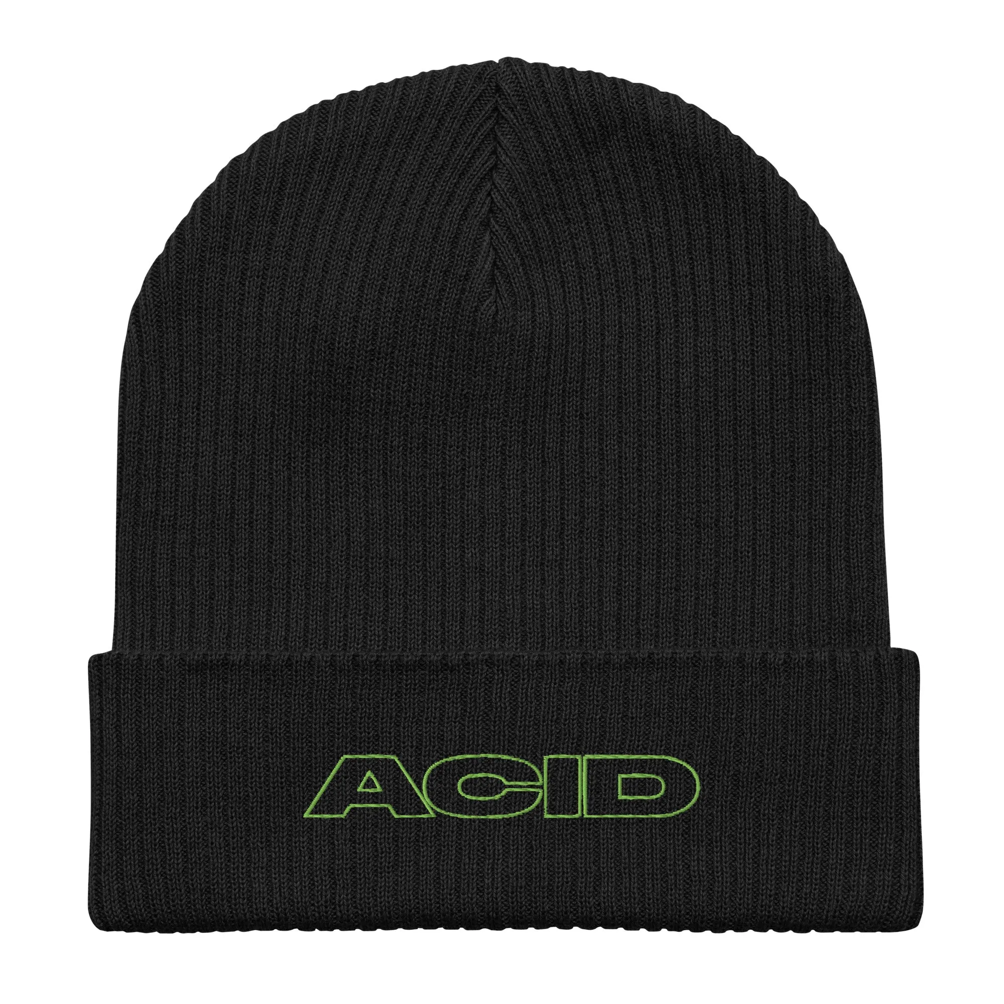 ACID ribbed beanie