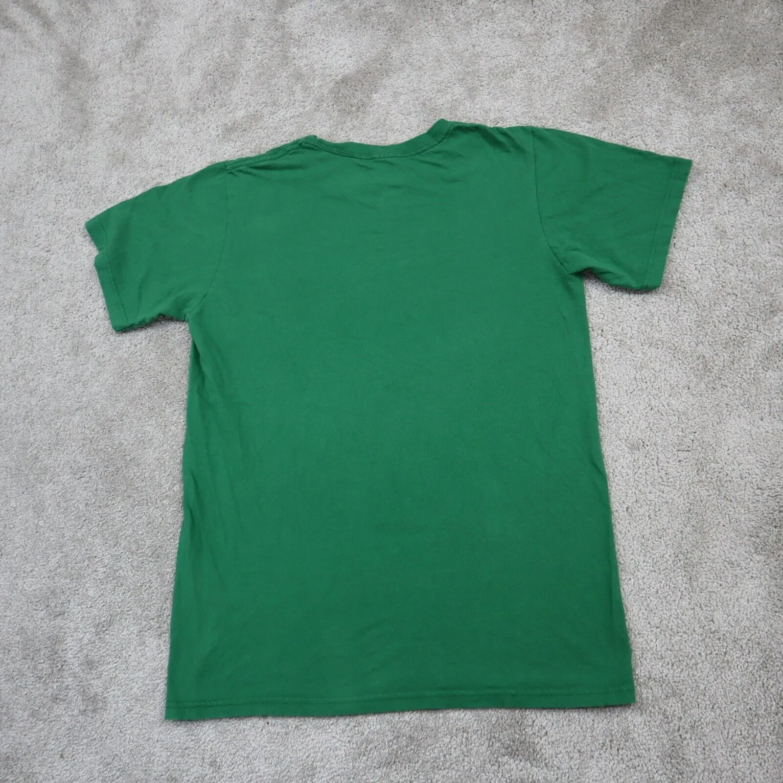 Adidas Mens Pullover T Shirt Casual Short Sleeve Crew Neck Green Size Small