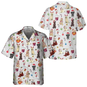 Adorable Labrador Retriever For Christmas Hawaiian Shirt, Funny Labrador Christmas Shirt, Best Christmas Gift