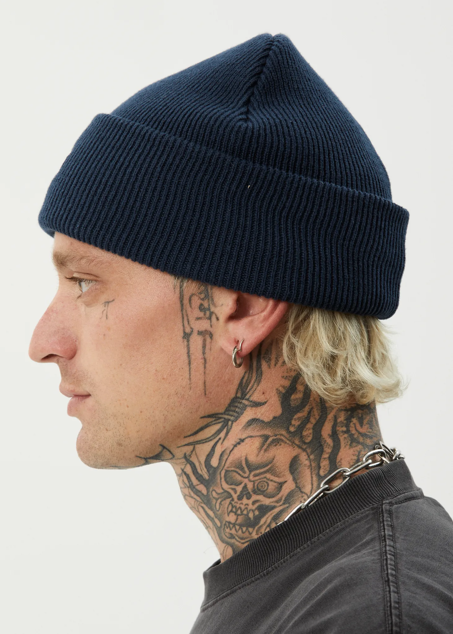 AFENDS Mens Hometown - Beanie - Navy
