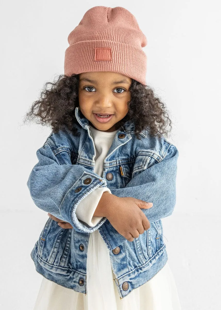Alice & Wonder - Toddler Mad Hatter Knit Cuff Beanie, Multiple Options
