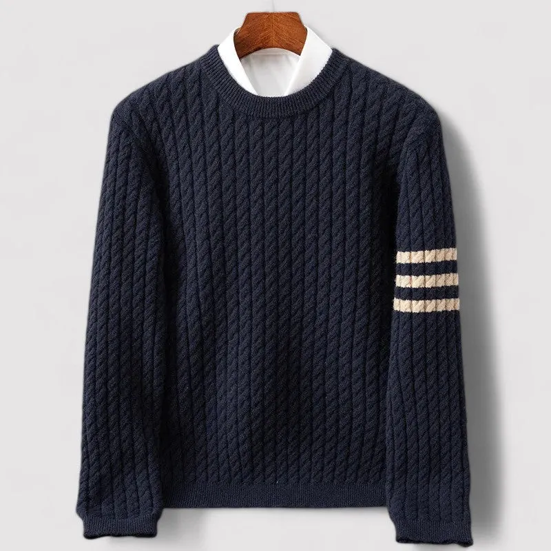 Ancien | Cable Knit Wool Sweater