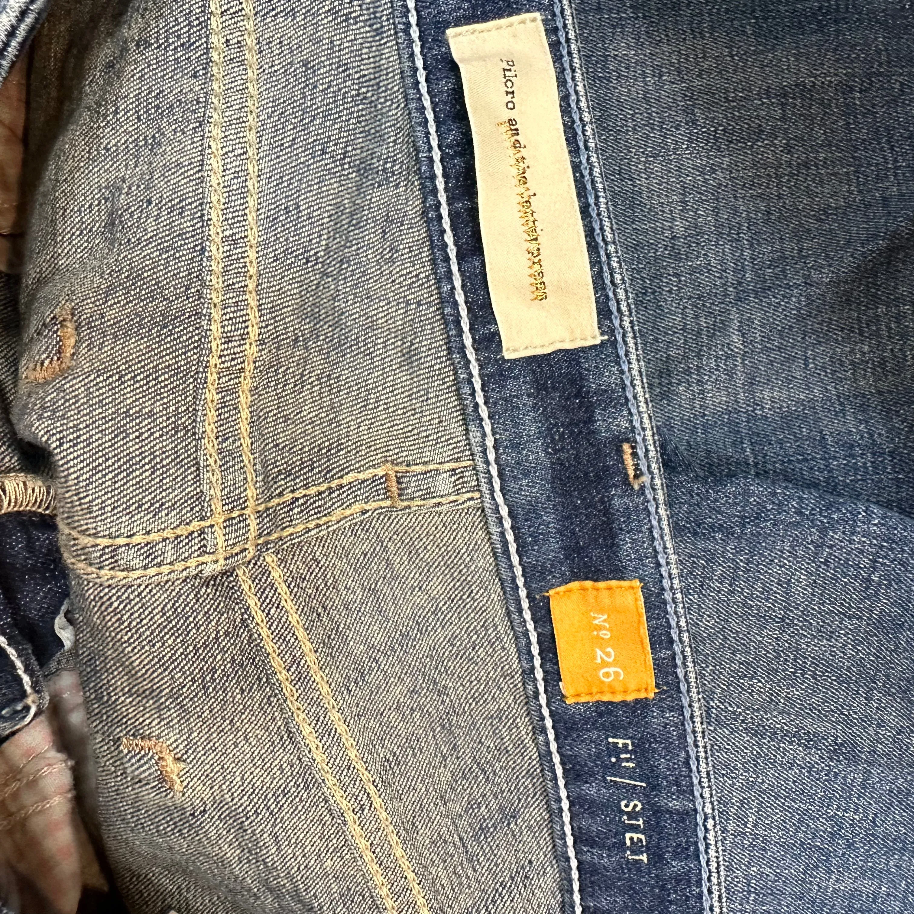 Anthropologie Pilcro and the Letter Press Jean Shorts Stet Trip Mid Rise 26
