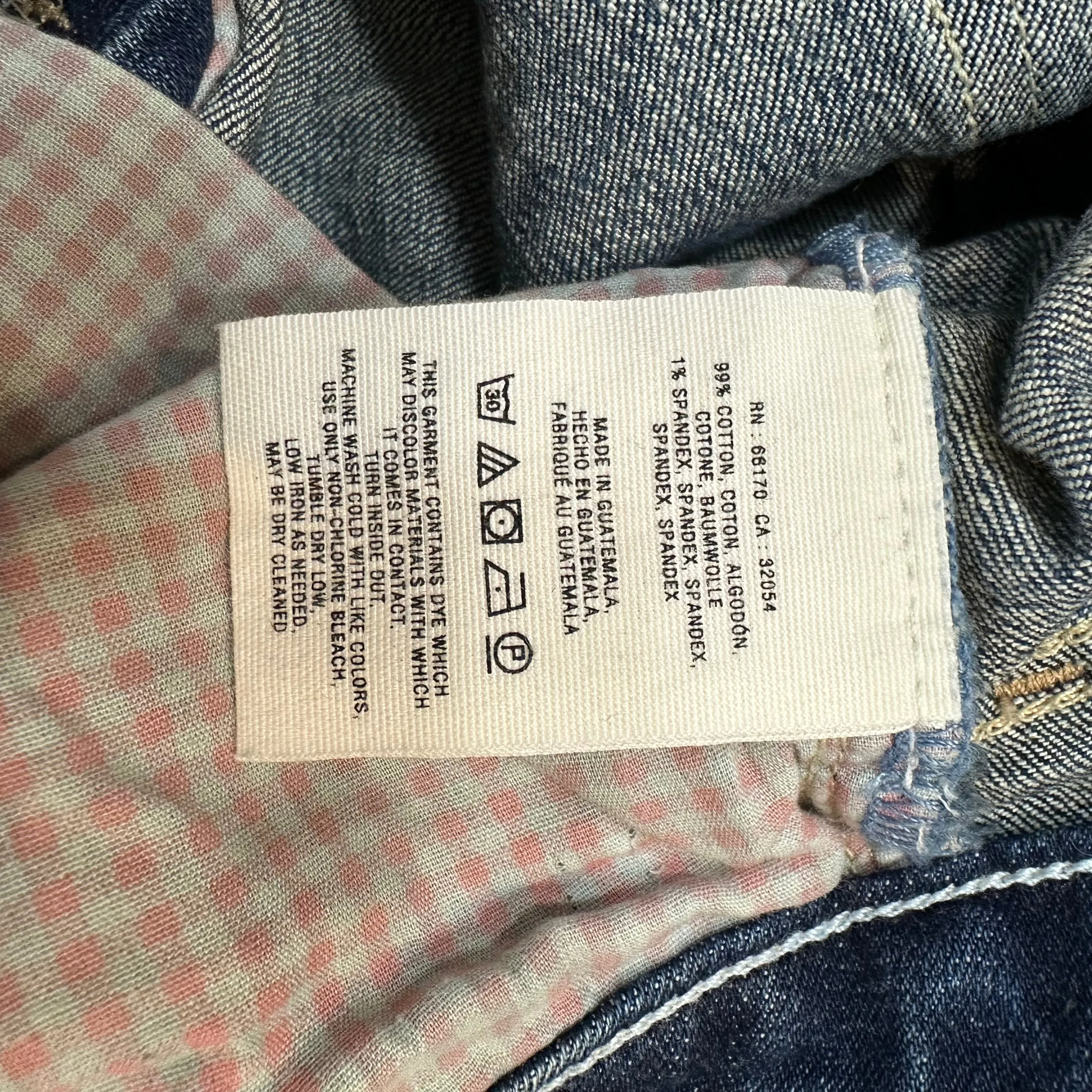 Anthropologie Pilcro and the Letter Press Jean Shorts Stet Trip Mid Rise 26