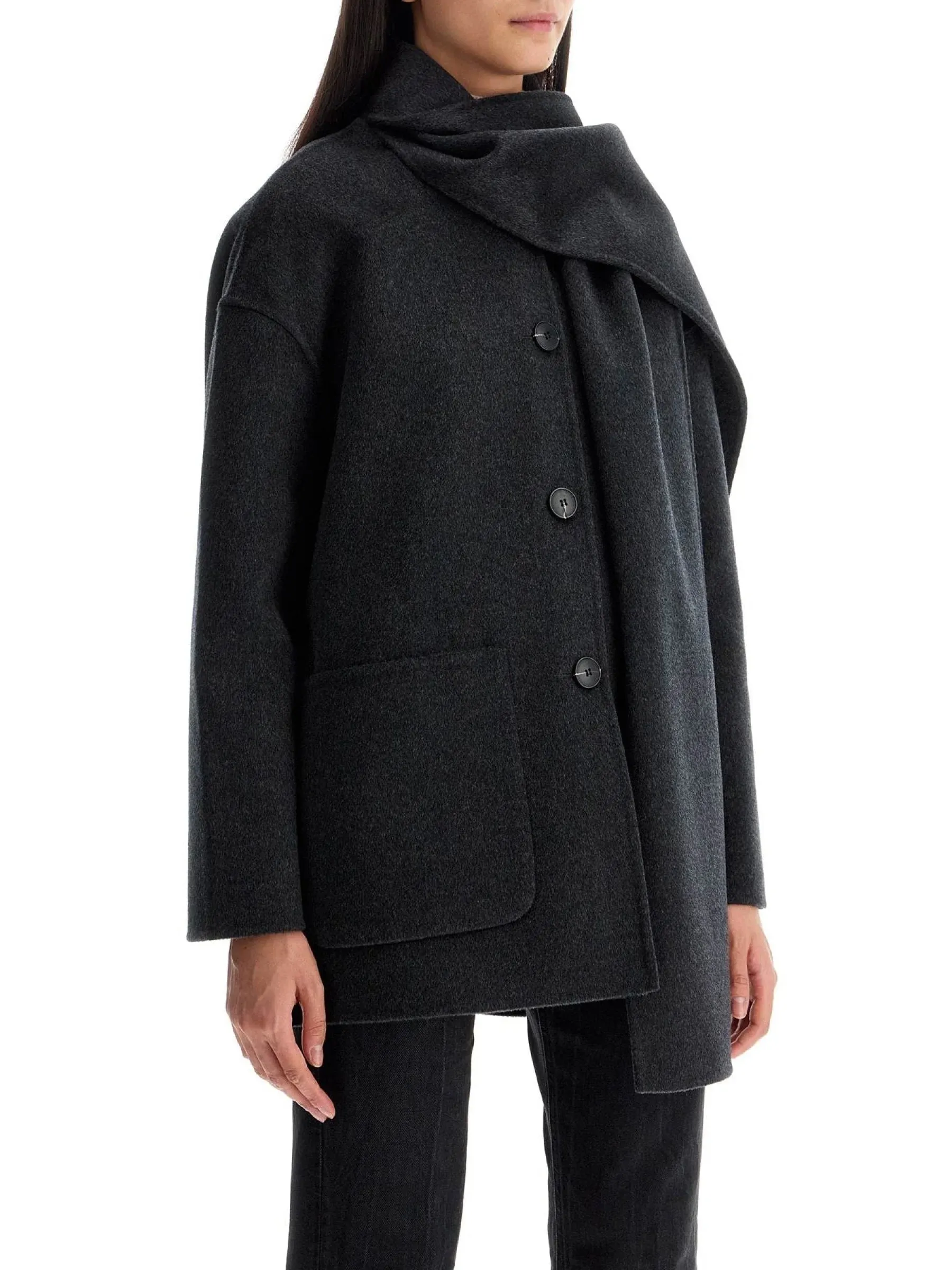 Antwerp Houndstooth Wool Coat