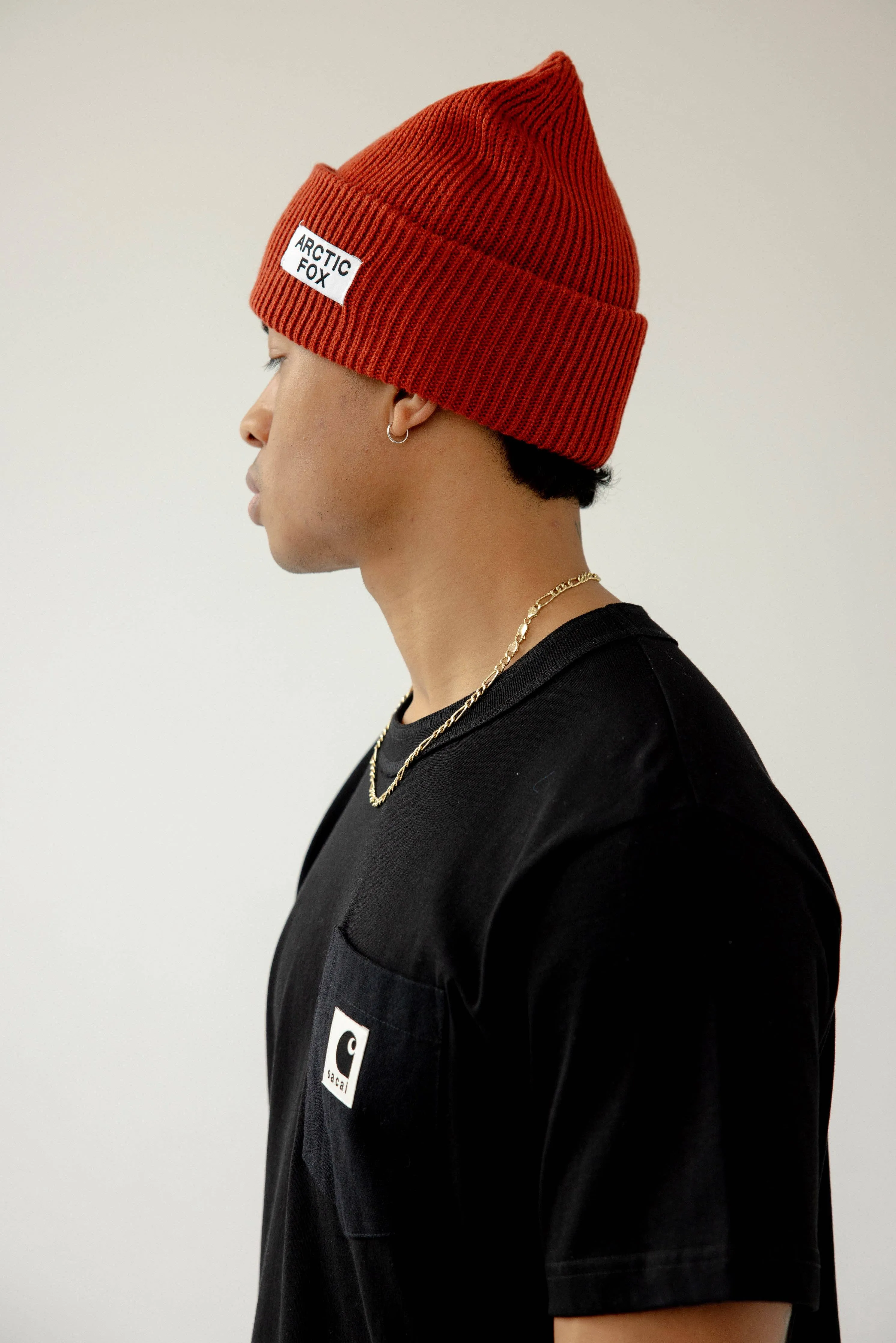 ARCTIC FOX & CO. - Recycled Bottle Beanie - Deep Terracotta - AW24