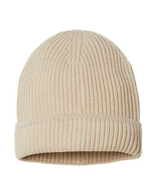 Atlantis Headwear Sustainable Finish Edge Cuffed Beanie MAPLE