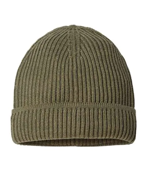Atlantis Headwear Sustainable Finish Edge Cuffed Beanie MAPLE