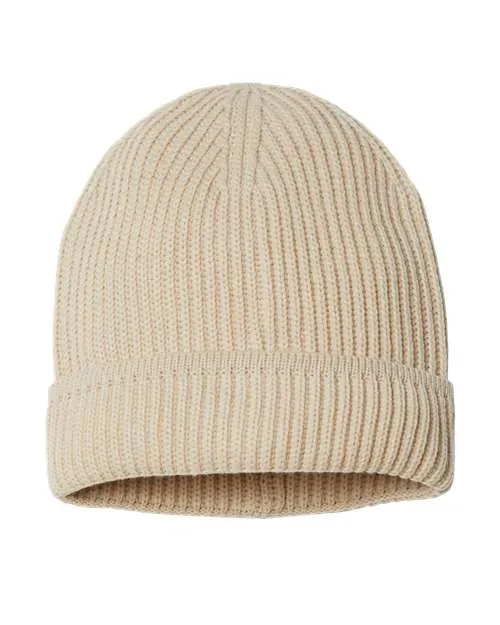 Atlantis Headwear Sustainable Finish Edge Cuffed Beanie MAPLE
