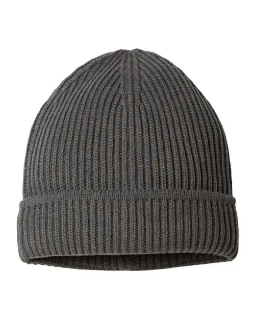 Atlantis Headwear Sustainable Finish Edge Cuffed Beanie MAPLE