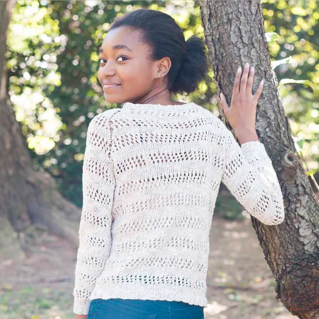Atlantis Pullover Knitting Kit | Juniper Moon Farm Zooey & Knitting Pattern