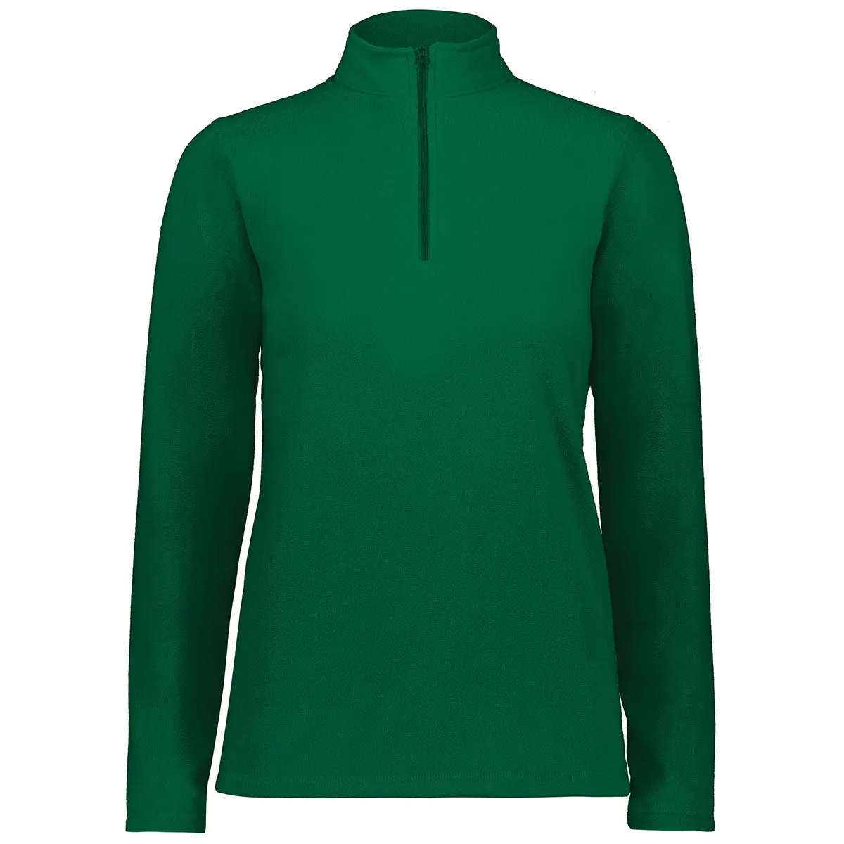 Augusta Sportswear Women's Dark Green Micro-Lite Fleece 1/4 Zip Pullover