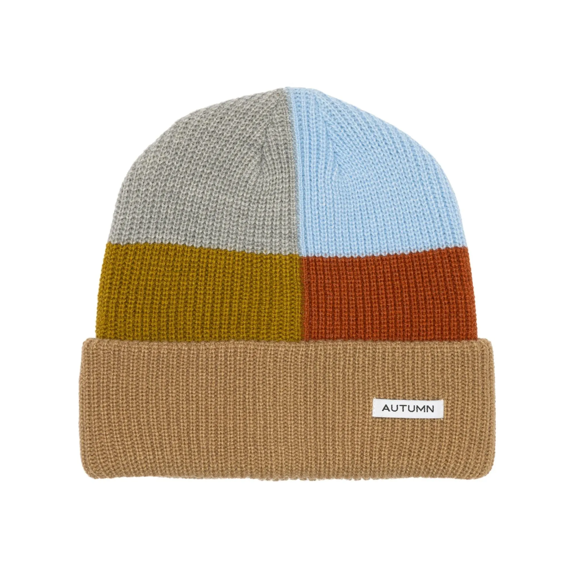 Autumn Patchwork Beanie