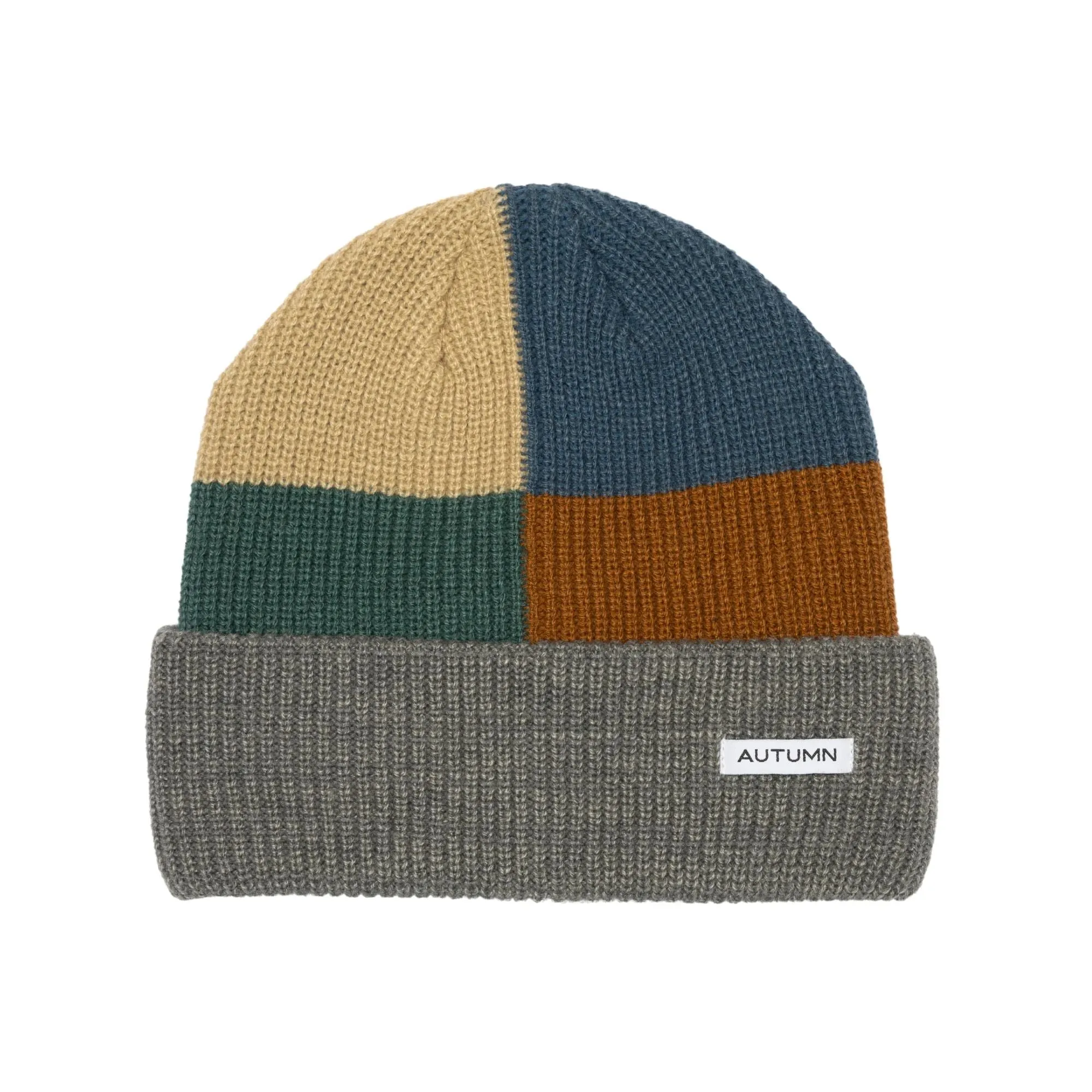 Autumn Patchwork Beanie
