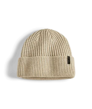 AUTUMN Wool Thermal Knit Beanie Sand