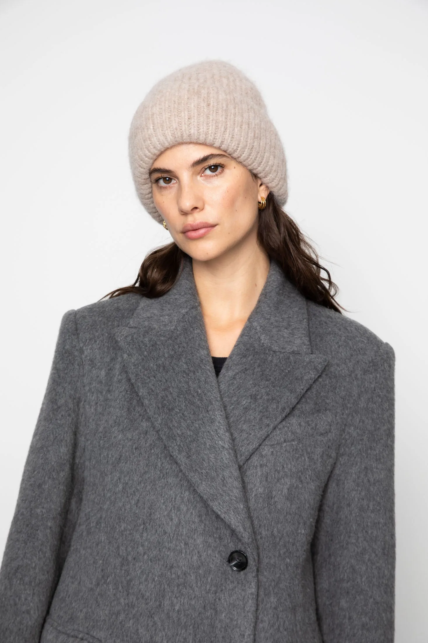 Ayla Beanie - Light Taupe