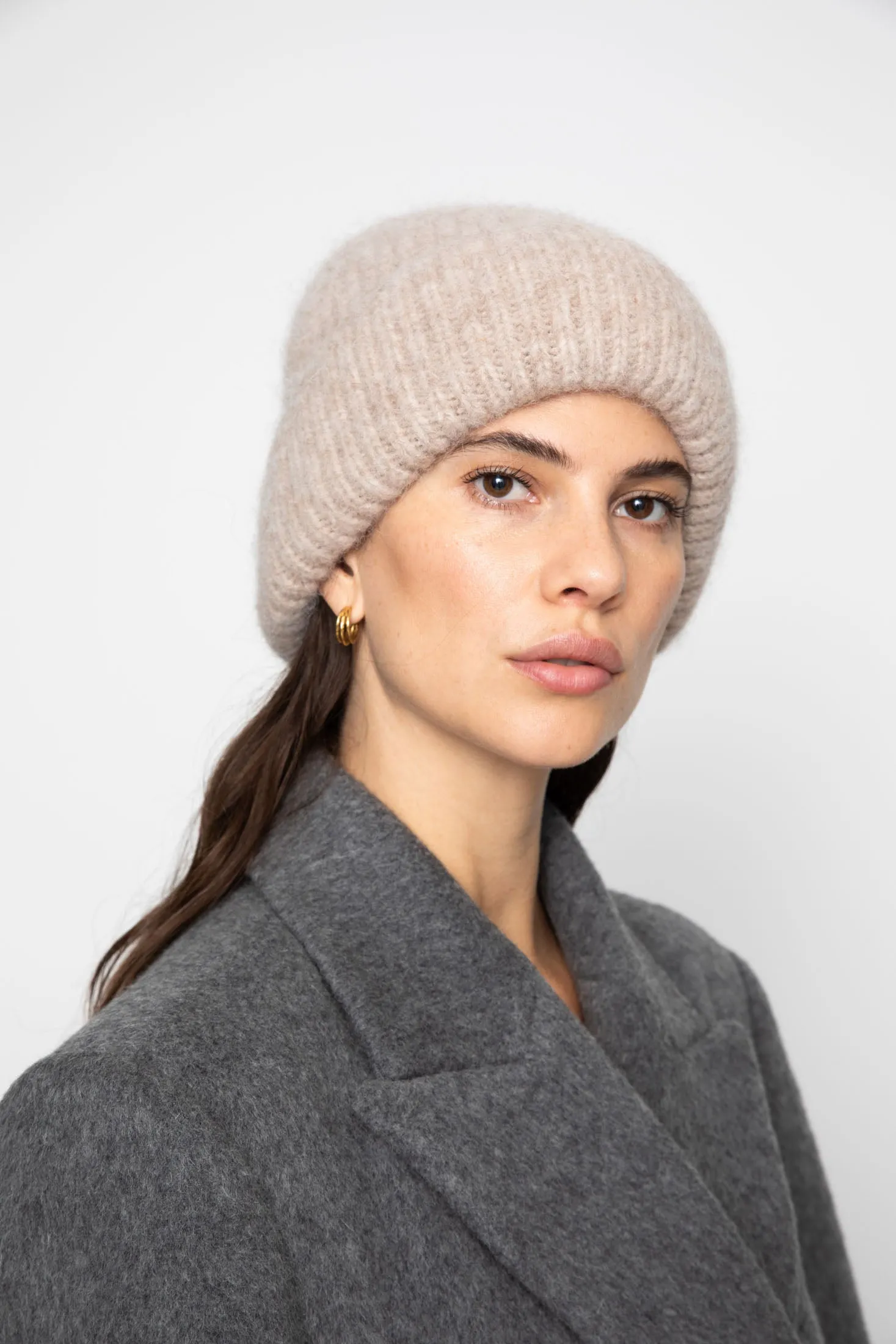 Ayla Beanie - Light Taupe