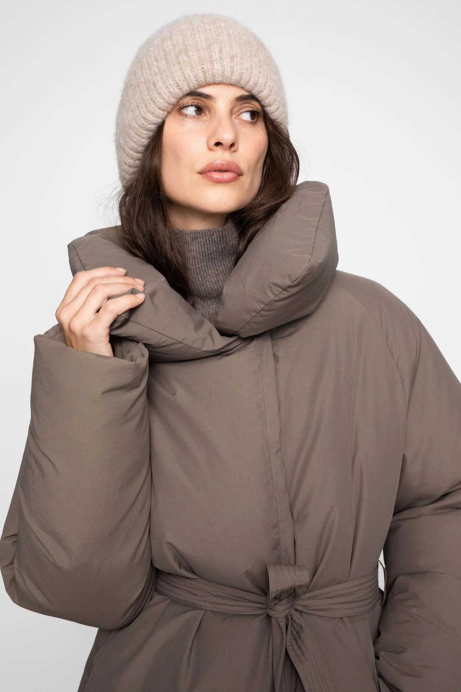 Ayla Beanie - Light Taupe