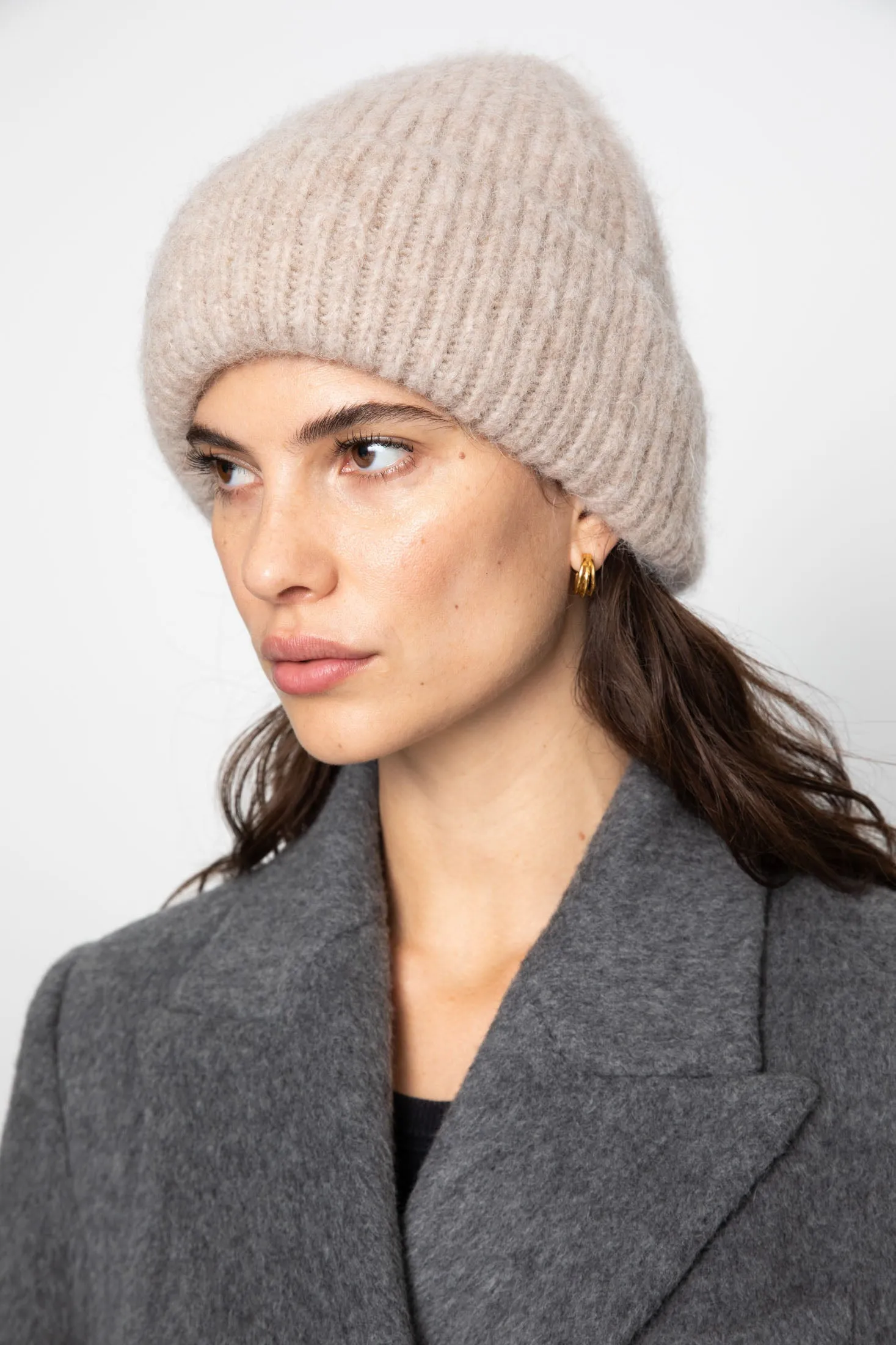 Ayla Beanie - Light Taupe
