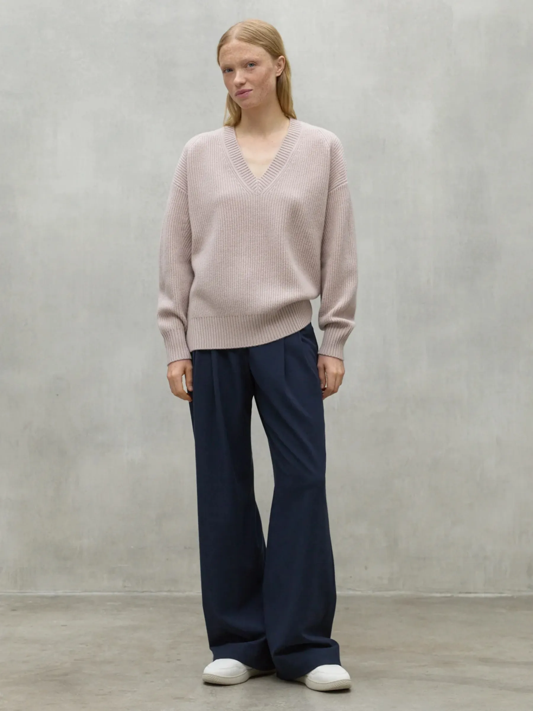 Azalea Mauve Woman Knitted Pullover | Ecoalf