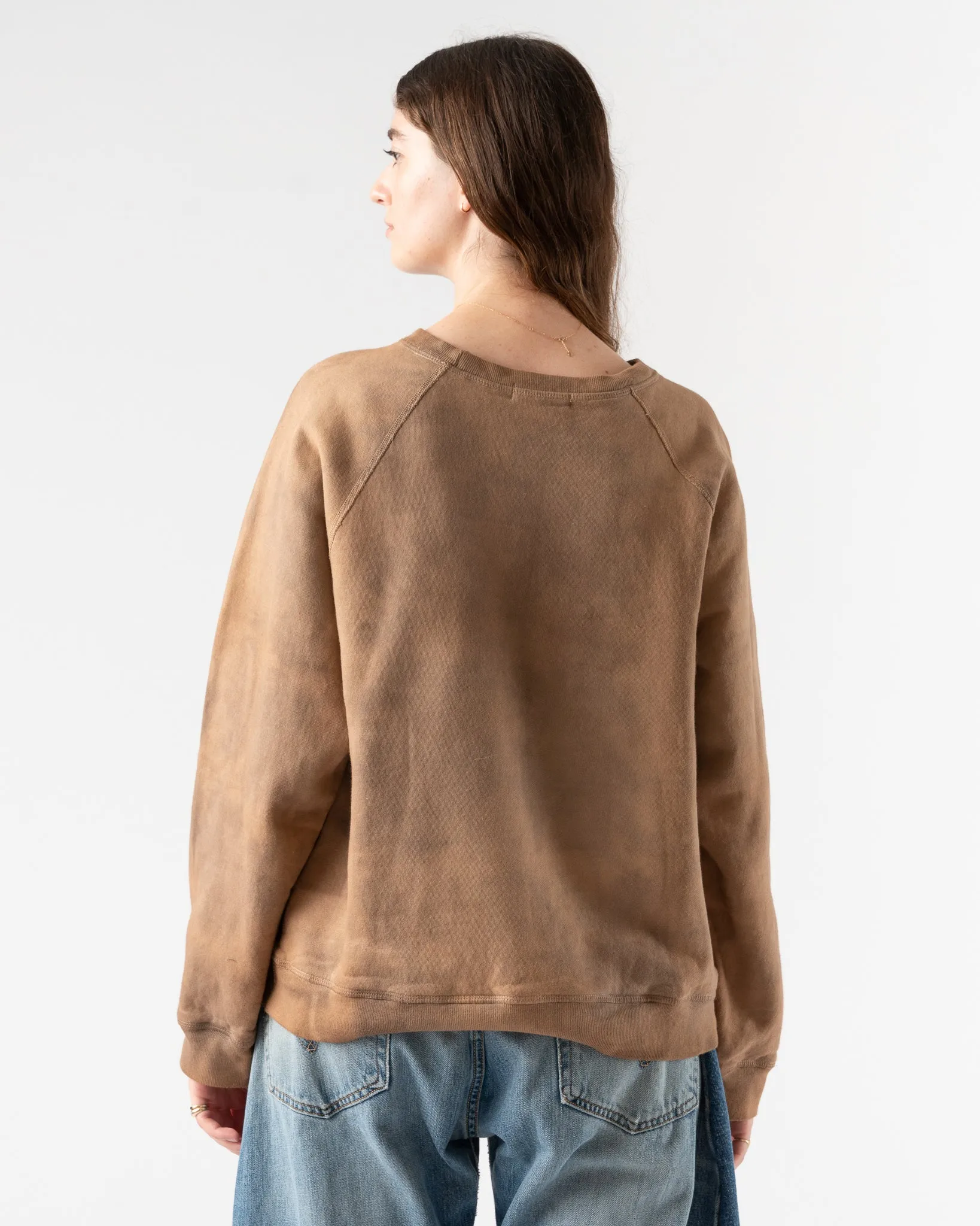 B Sides Shibori Sweatshirt in Brown Shibori