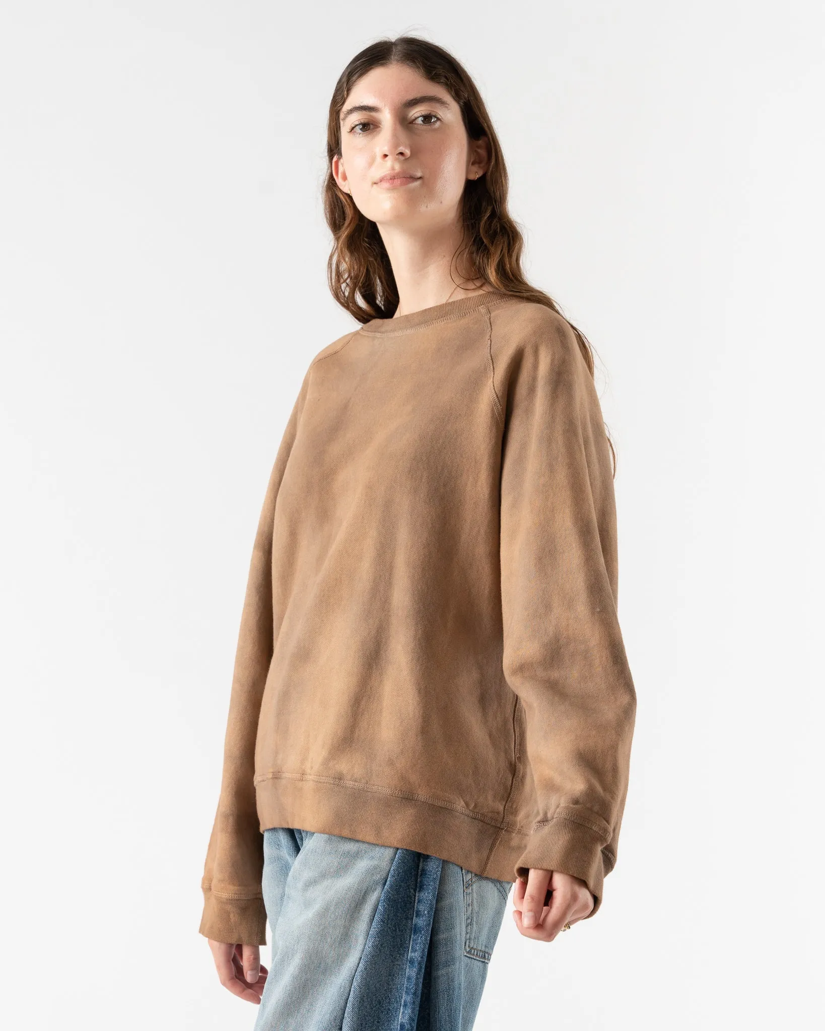 B Sides Shibori Sweatshirt in Brown Shibori