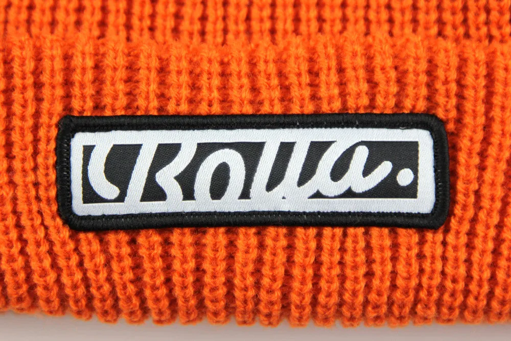BANNER FOLD BEANIE - ORANGE