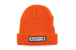 BANNER FOLD BEANIE - ORANGE