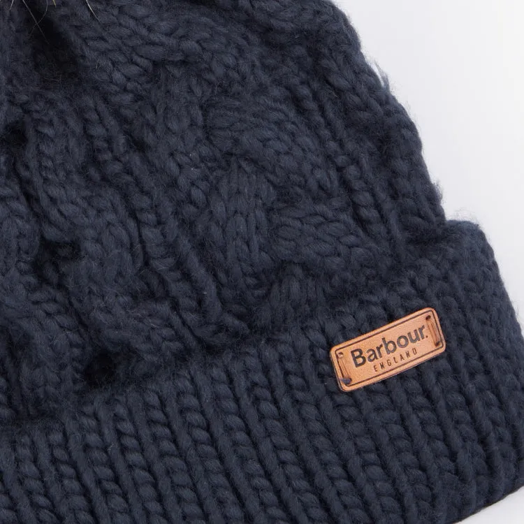 Barbour Ladies Tartan Travel Mug and Beanie Gift Set