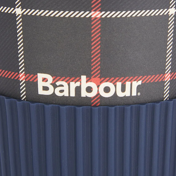 Barbour Ladies Tartan Travel Mug and Beanie Gift Set