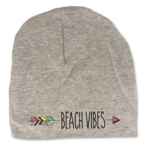 Beach Vibes Infant Baby Gray Beanie