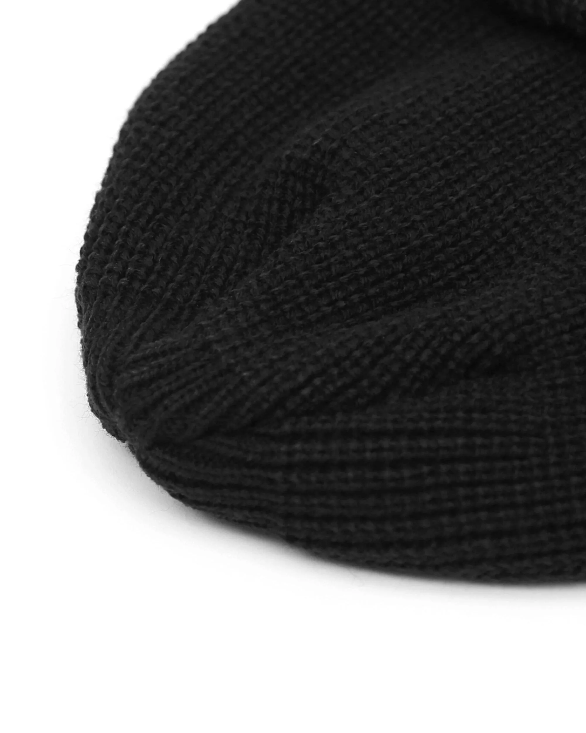 BEANIE / MARINE FIT / DOUBLE TAB / M BLACK