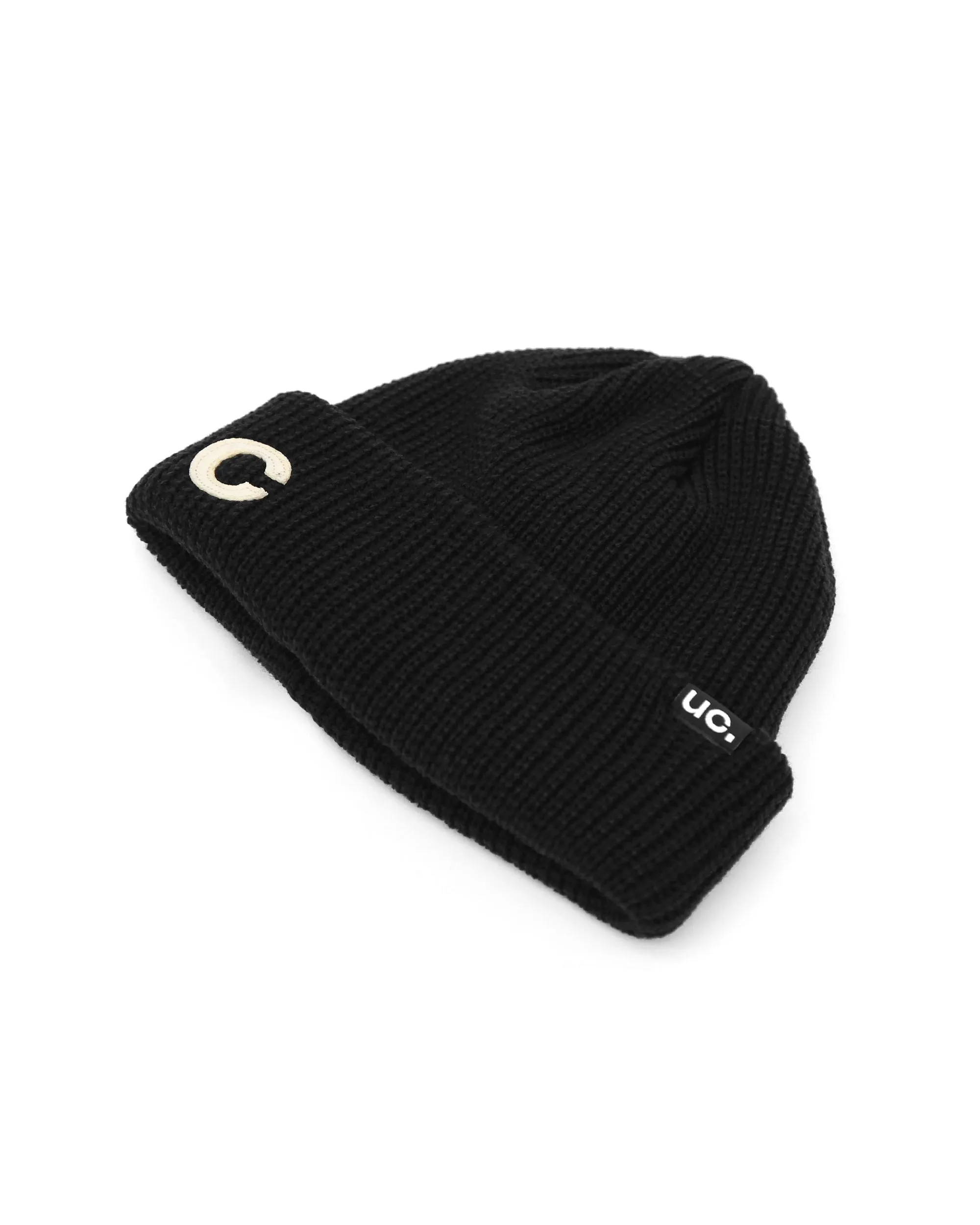 BEANIE / MARINE FIT / DOUBLE TAB / M BLACK