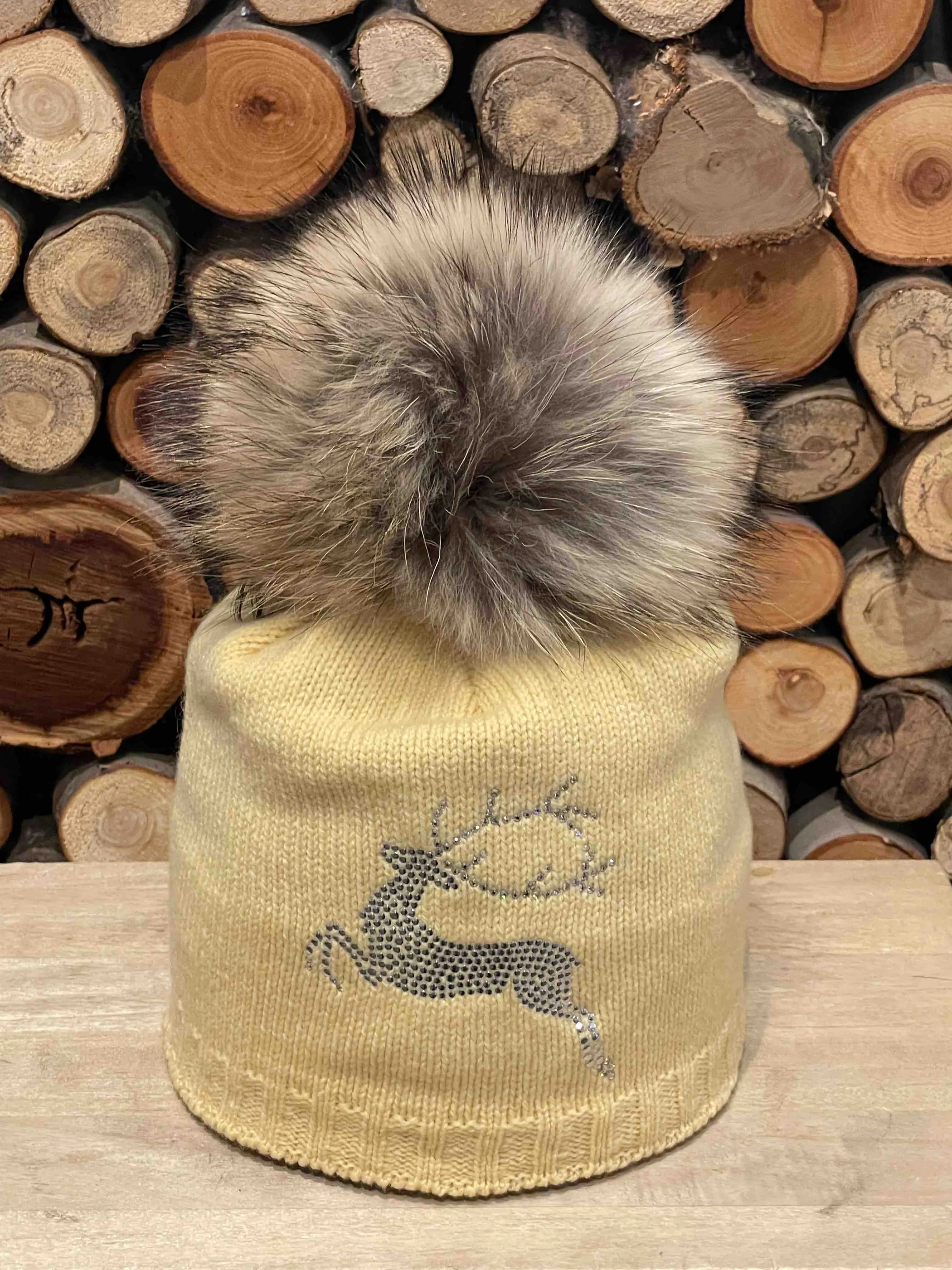 Bella-FL-Pelz Wool Hat