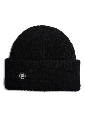 BERRY RIB BEANIE - Black