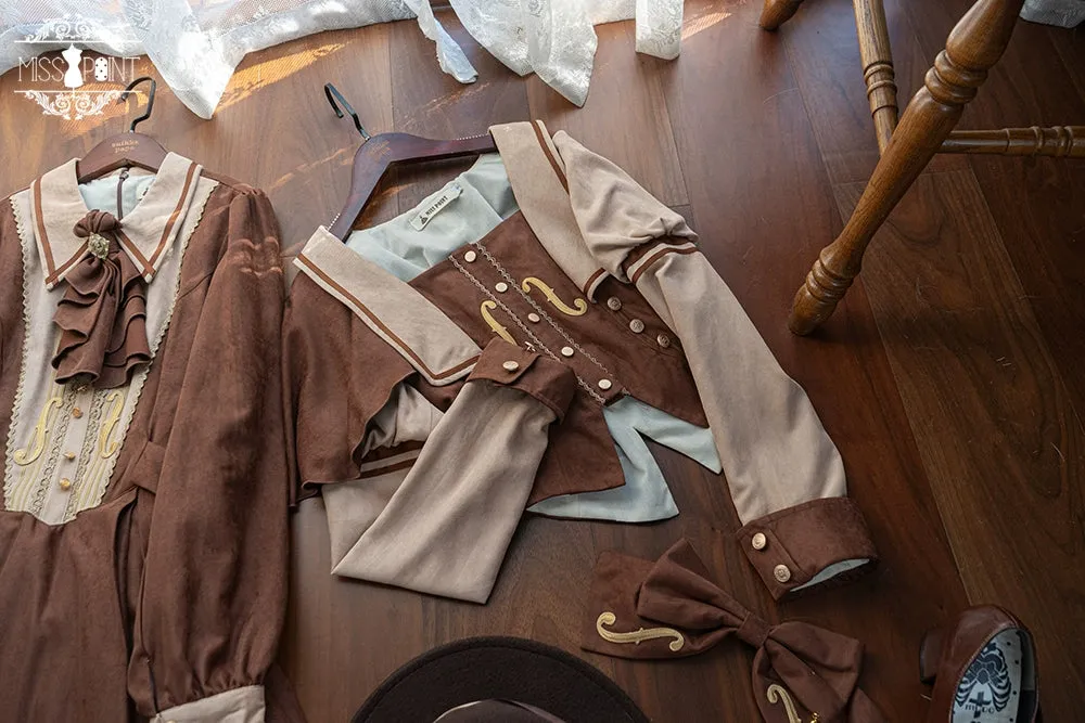 (BFM)Miss Point~ Elegant Lolita Coat~Golden Movement Customized Short Coat