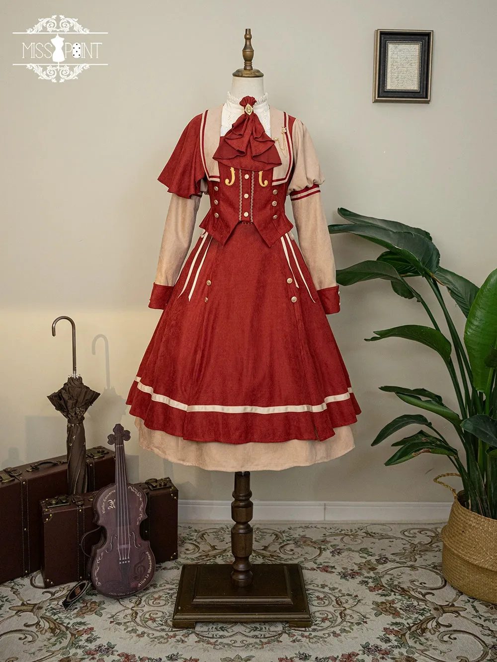 (BFM)Miss Point~ Elegant Lolita Coat~Golden Movement Customized Short Coat