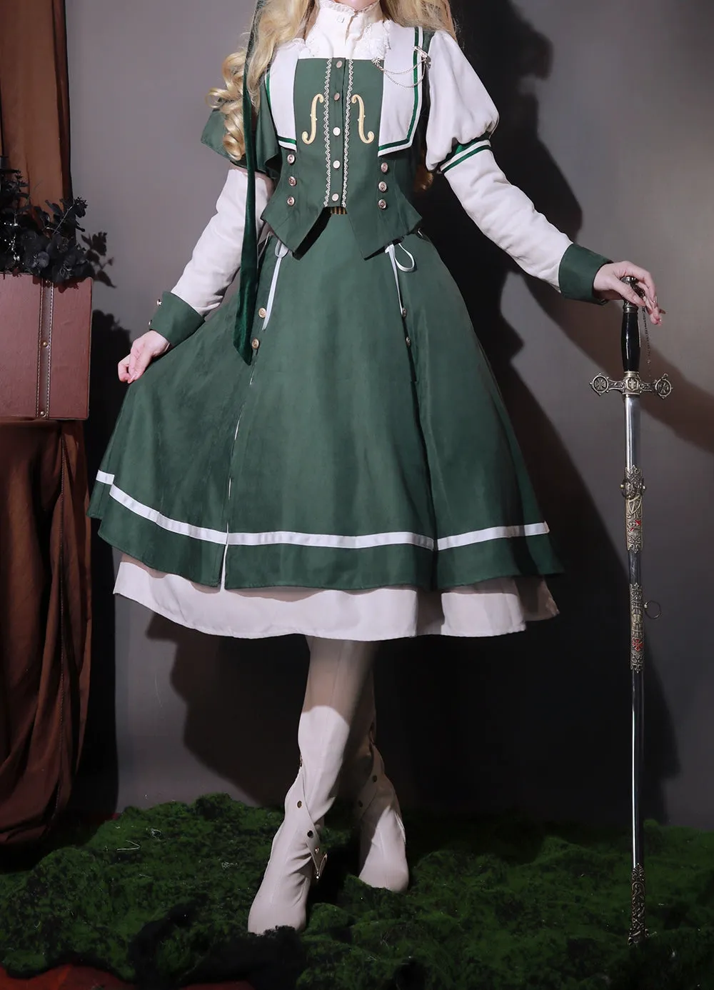 (BFM)Miss Point~ Elegant Lolita Coat~Golden Movement Customized Short Coat
