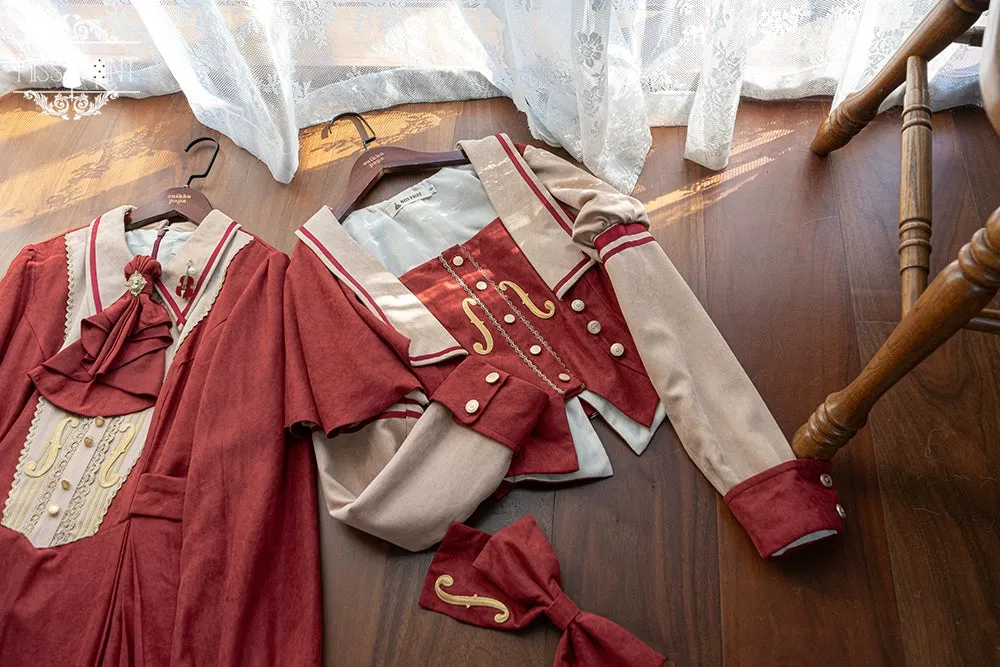 (BFM)Miss Point~ Elegant Lolita Coat~Golden Movement Customized Short Coat