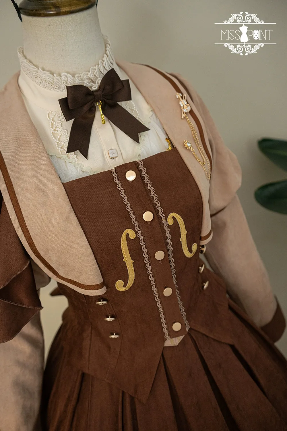 (BFM)Miss Point~ Elegant Lolita Coat~Golden Movement Customized Short Coat