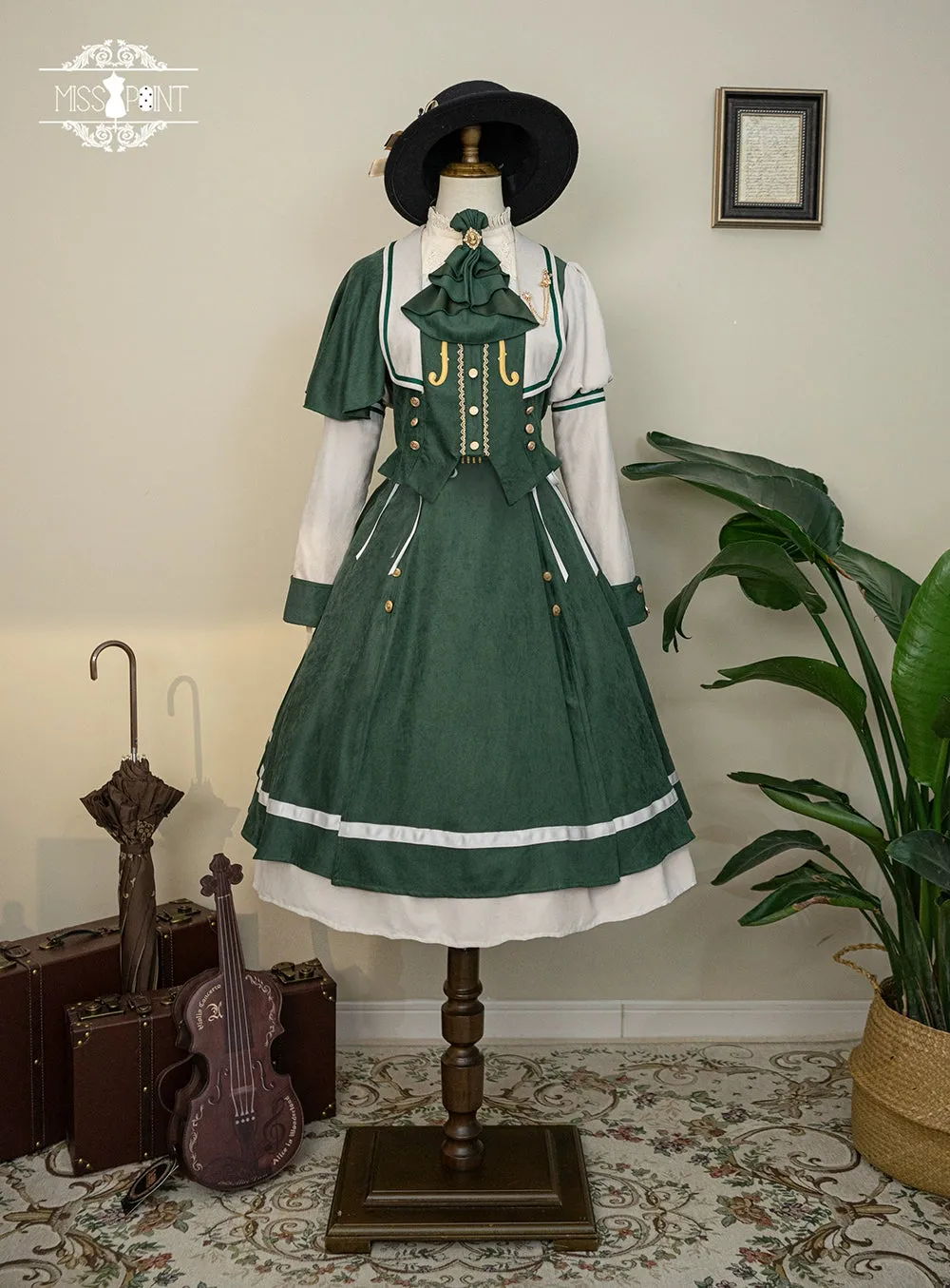 (BFM)Miss Point~ Elegant Lolita Coat~Golden Movement Customized Short Coat