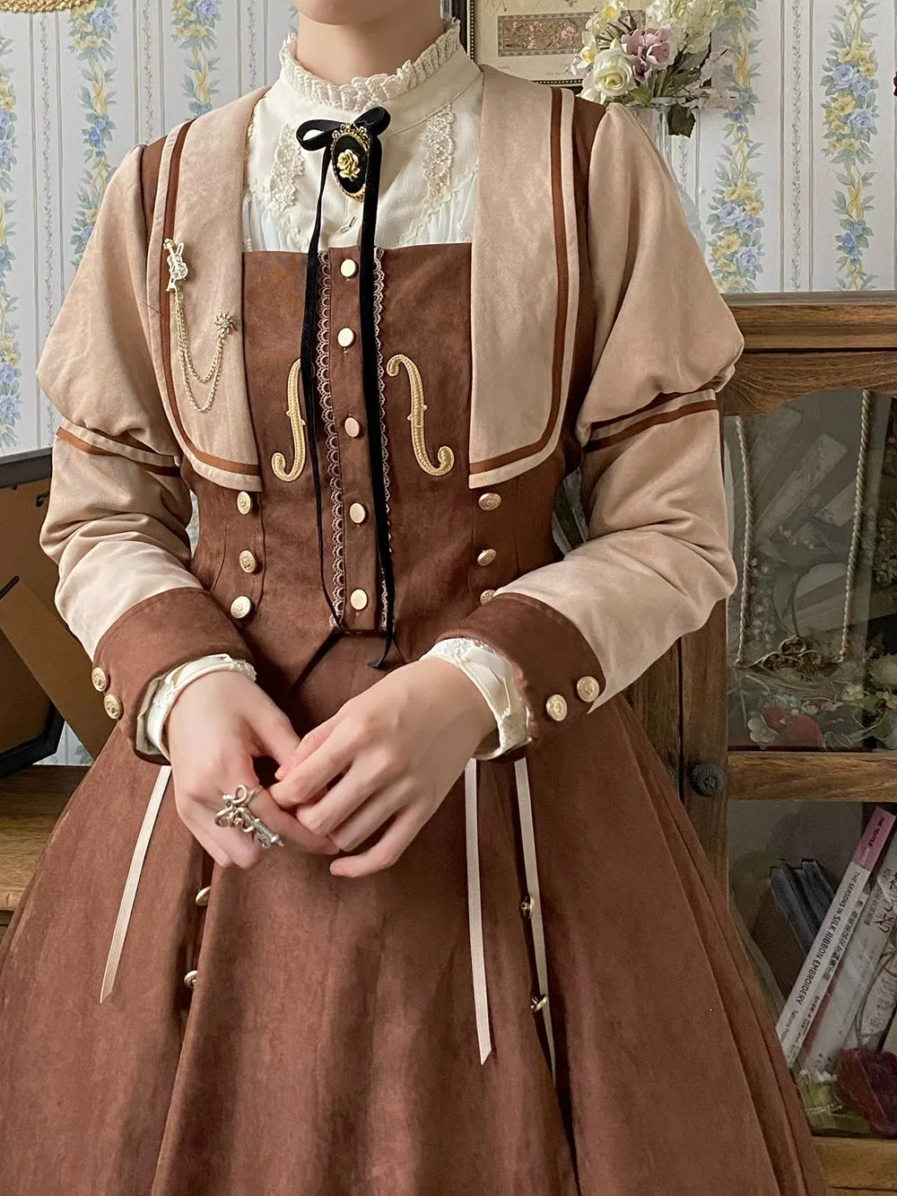 (BFM)Miss Point~ Elegant Lolita Coat~Golden Movement Customized Short Coat