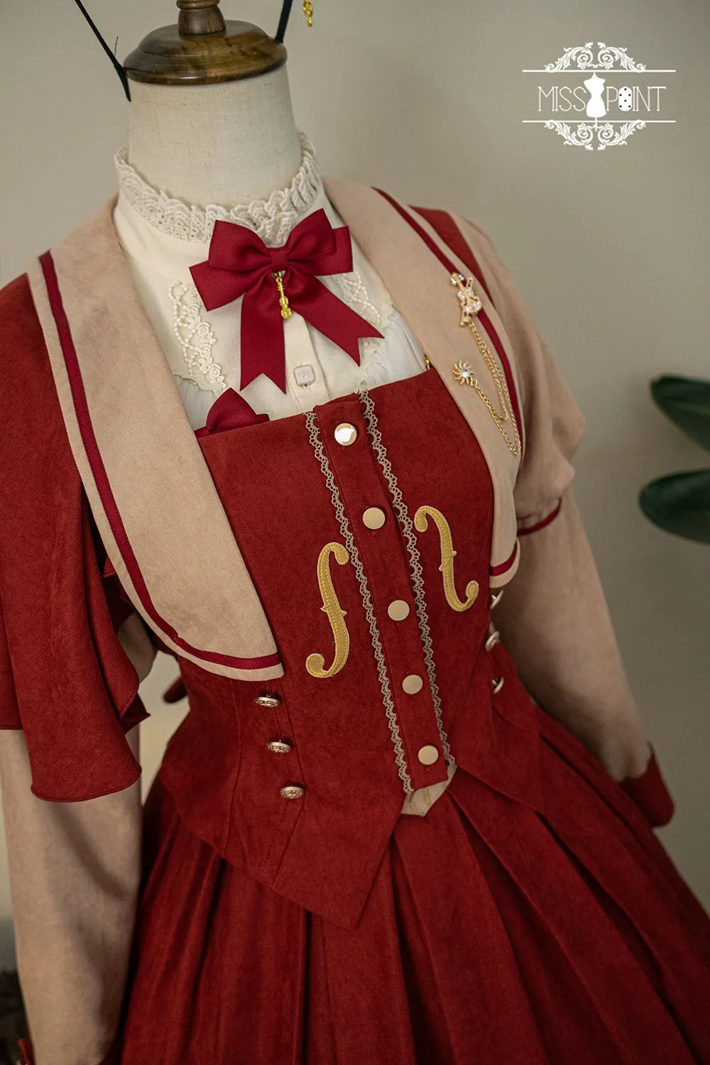 (BFM)Miss Point~ Elegant Lolita Coat~Golden Movement Customized Short Coat