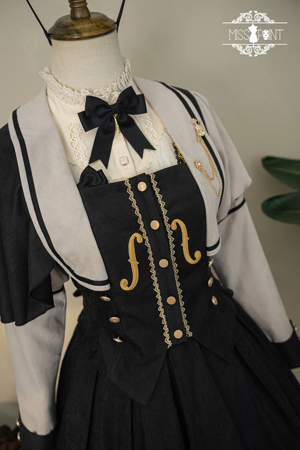 (BFM)Miss Point~ Elegant Lolita Coat~Golden Movement Customized Short Coat