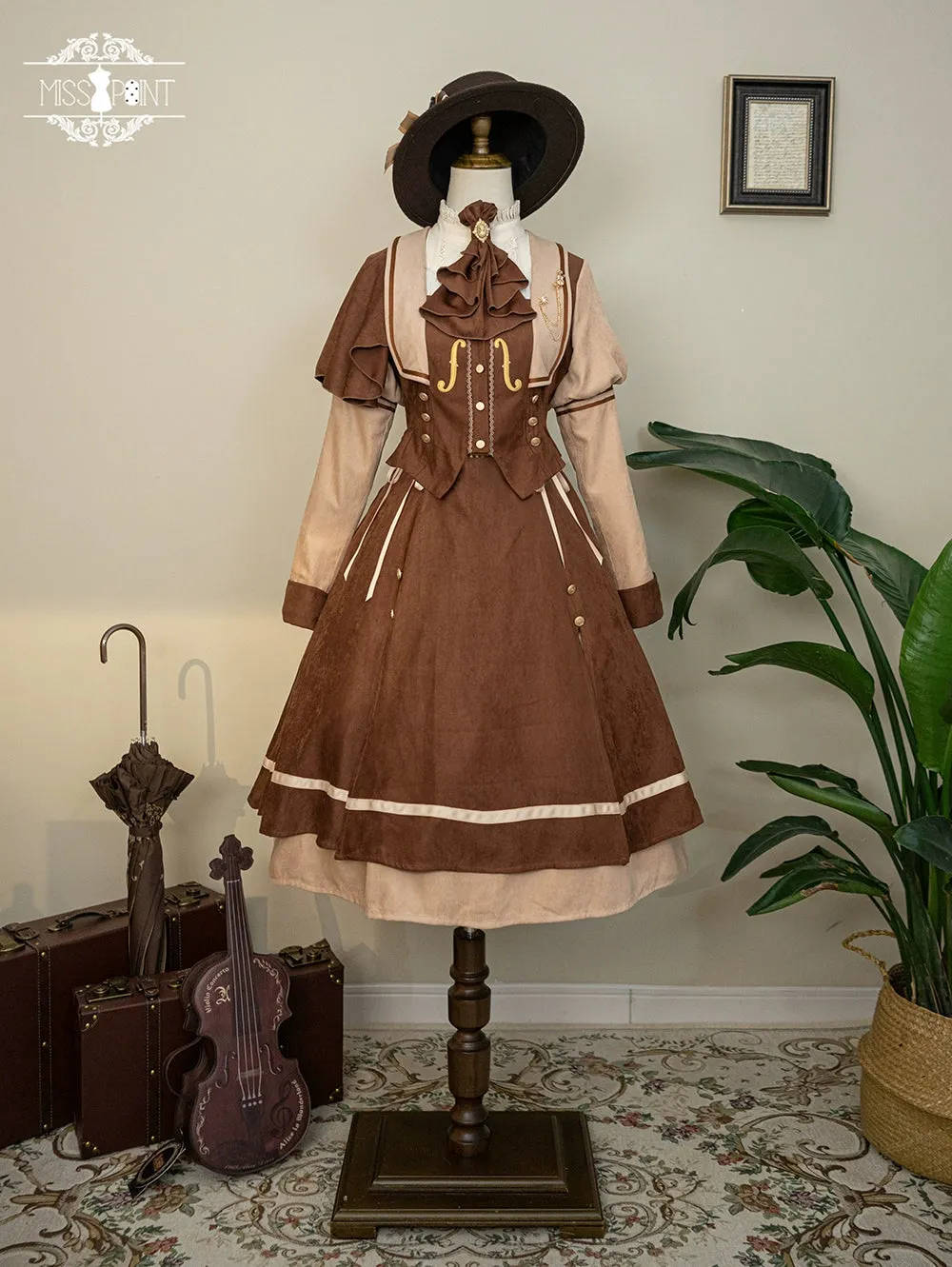 (BFM)Miss Point~ Elegant Lolita Coat~Golden Movement Customized Short Coat