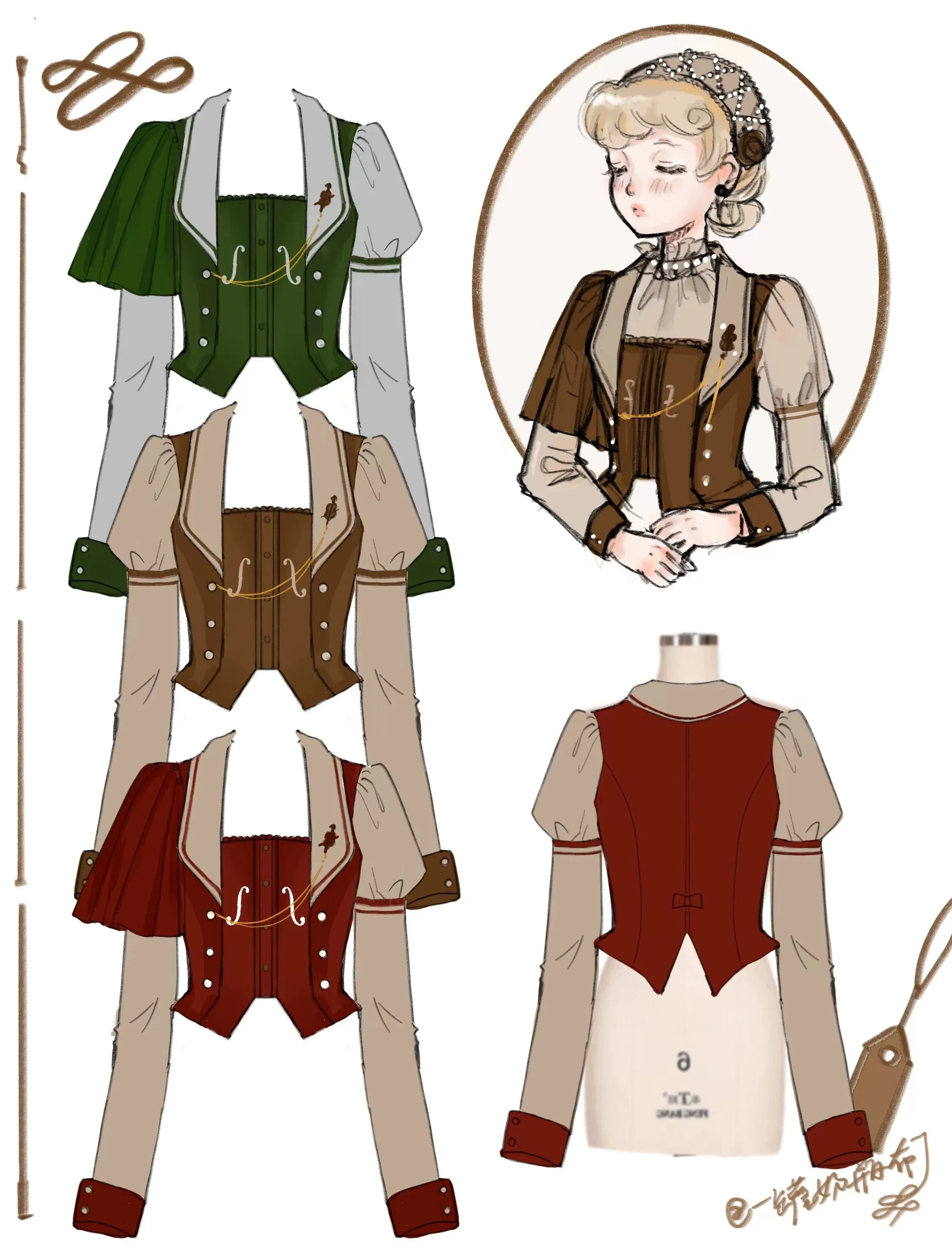 (BFM)Miss Point~ Elegant Lolita Coat~Golden Movement Customized Short Coat