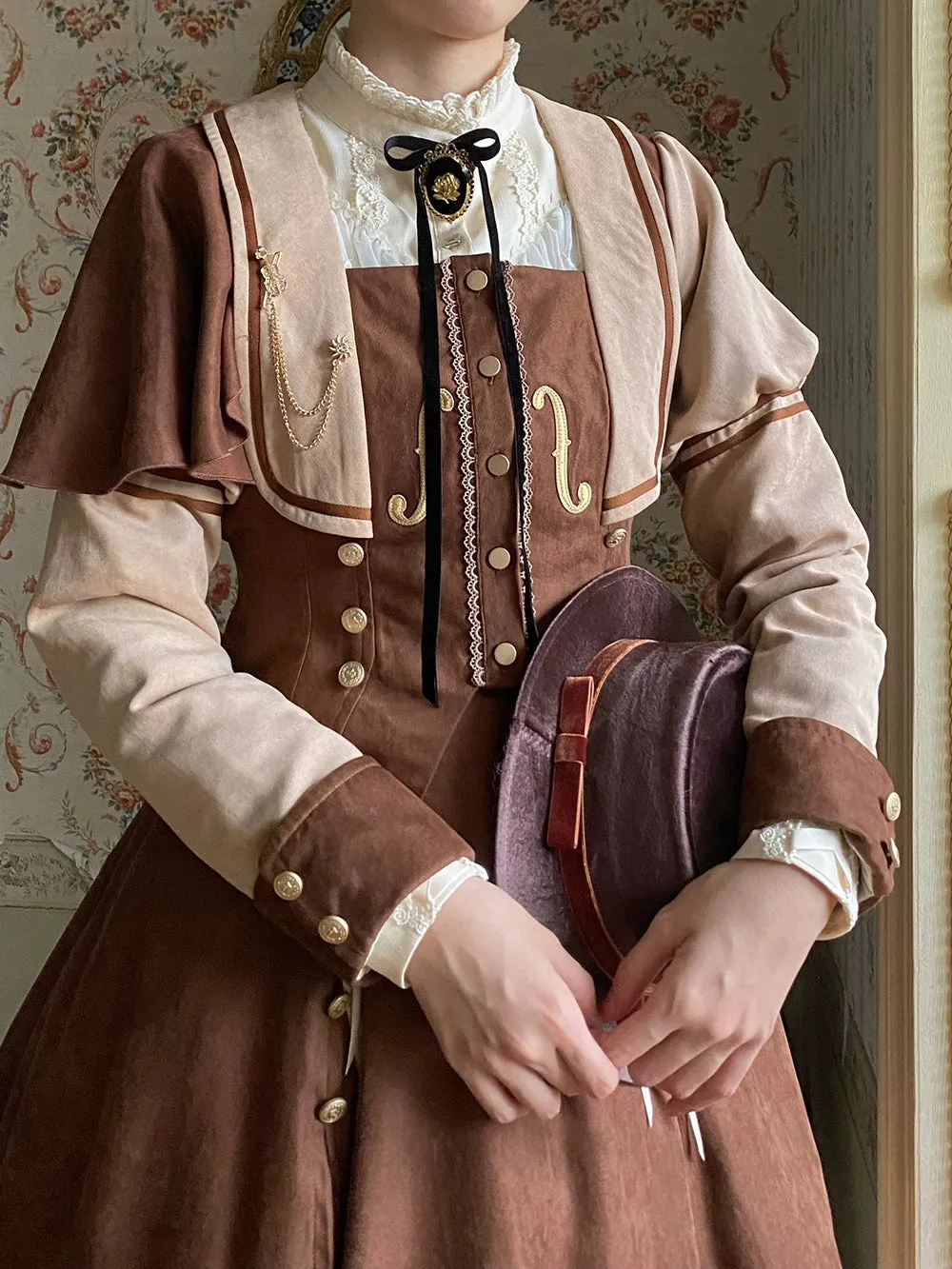 (BFM)Miss Point~ Elegant Lolita Coat~Golden Movement Customized Short Coat