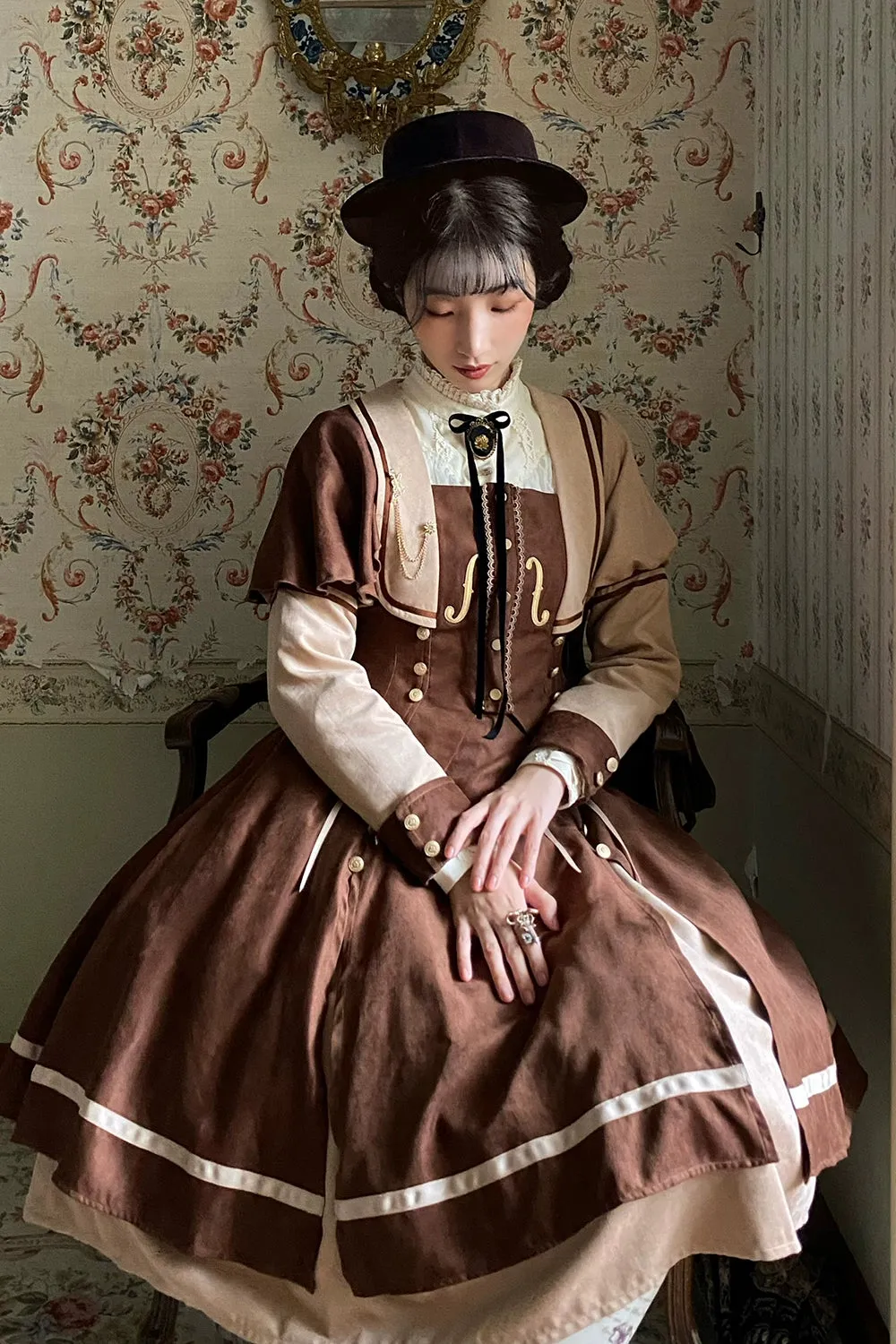 (BFM)Miss Point~ Elegant Lolita Coat~Golden Movement Customized Short Coat